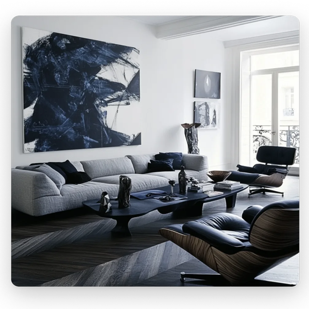 Classic living room finish package